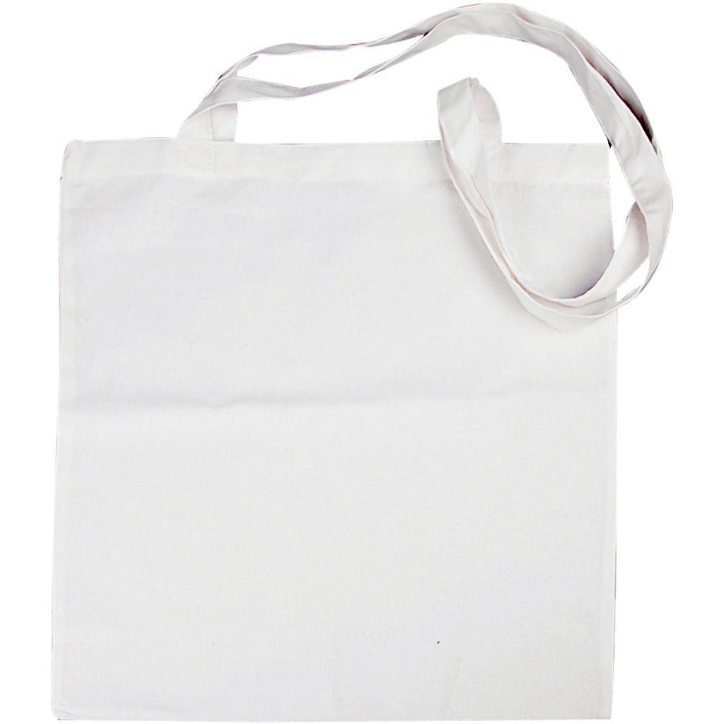 Sac d'entreprise Creativ avec anse longue, taille 38x42 cm, 130 g, blanc, 10 pièces 1 boîte