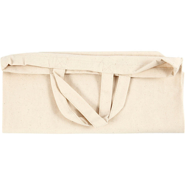 Sac d'entreprise Creativ avec pli inférieur, dimensions 39x44x10 cm, 310 g, naturel clair, 1 pièce