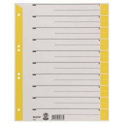 Pages de garde Leitz 1652 carton jaune