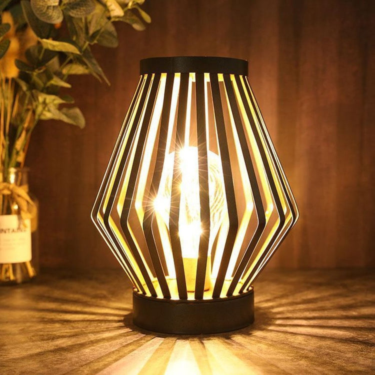 Lampe de table LED en métal design Jhy 17,5x22 cm bronze noir