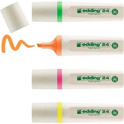 Marqueur de texte edding ecoline 24 gamme de couleurs 2 - 5 mm