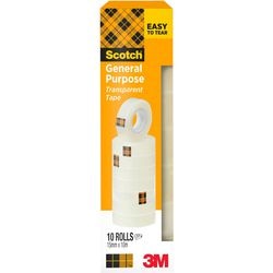 Scotch - ruban adhésif 508 15mmx10m transparent