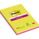 Notes super collantes post-it 125x200 néon