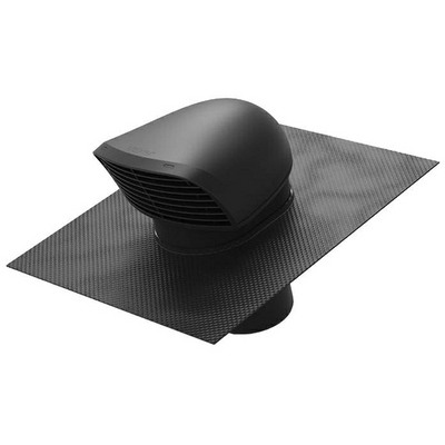 Renson 1074441 - conduit de toiture design flex noir raccord : ø150 160mm | 1 pièce