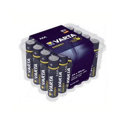 Batterie Varta energy aaa lr03 boîte 24 pièces
