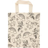 Creativ company sac de transport, licorne, taille 27,5x30 cm, 135 g, naturel clair, 1 pièce