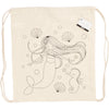 Sac à dos Creativ company, sirène, taille 37x41 cm, 110 g, naturel clair, 1 pièce