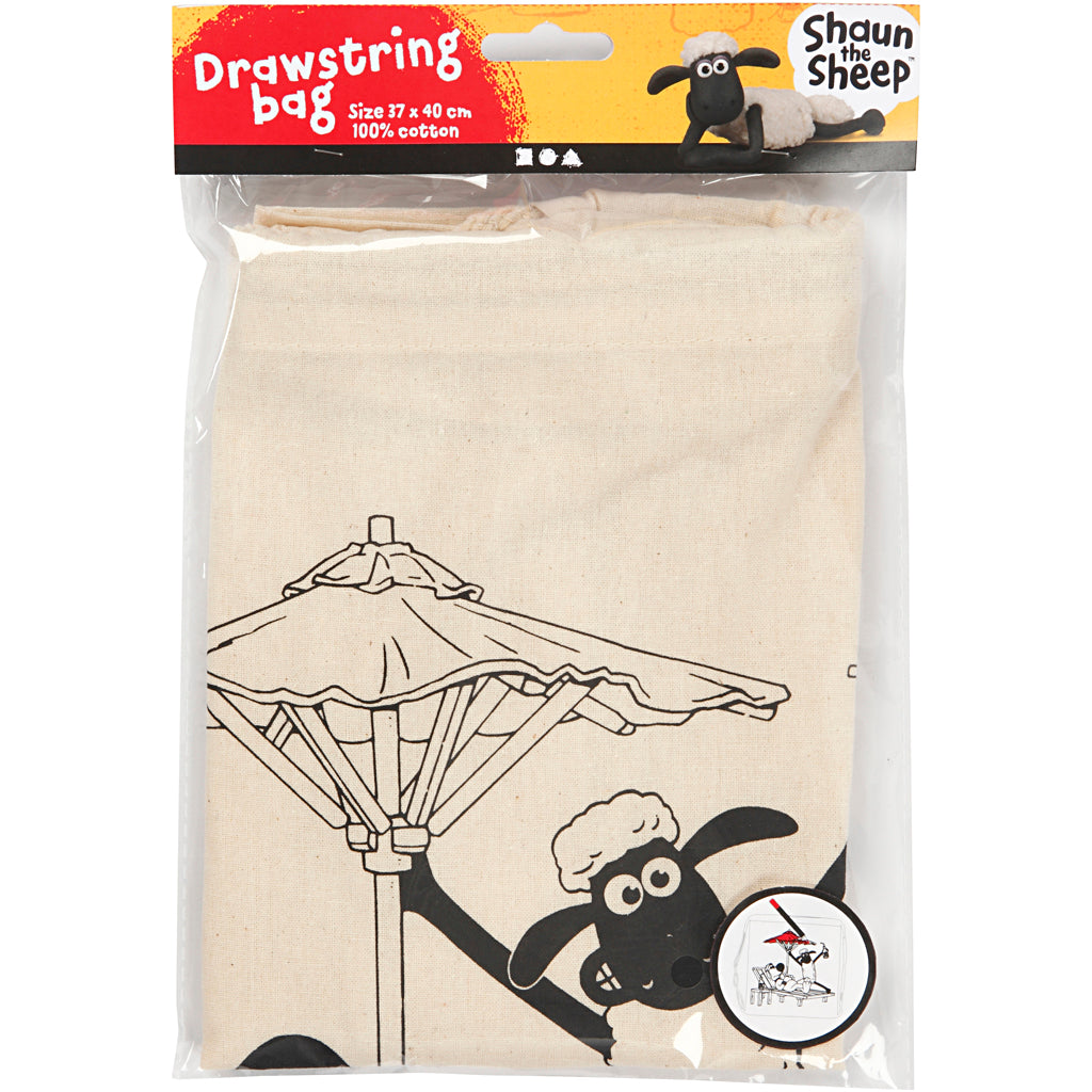 Sac à dos Shaun le mouton, taille 37x40 cm, 1 pièce