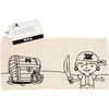 Trousse Creativ company, pirates, dim. 21x9 cm, 245 g, naturel clair, 1 pièce