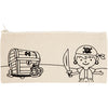 Trousse Creativ company, pirates, dim. 21x9 cm, 245 g, naturel clair, 1 pièce