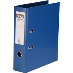Ordner elba rado plast bleu a4 500 feuilles de carton polypropylène
