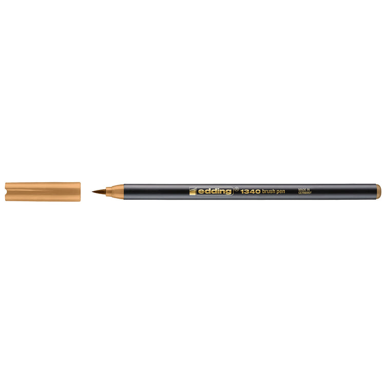 Edding 1340 • stylo pinceau jaune ocre