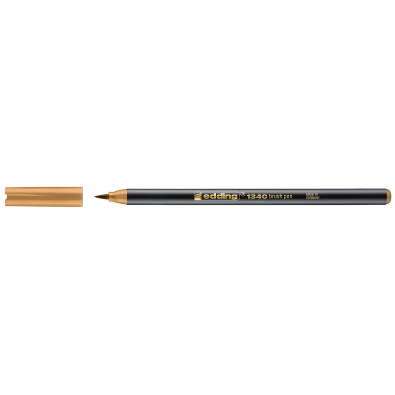 Edding 1340 • stylo pinceau jaune ocre