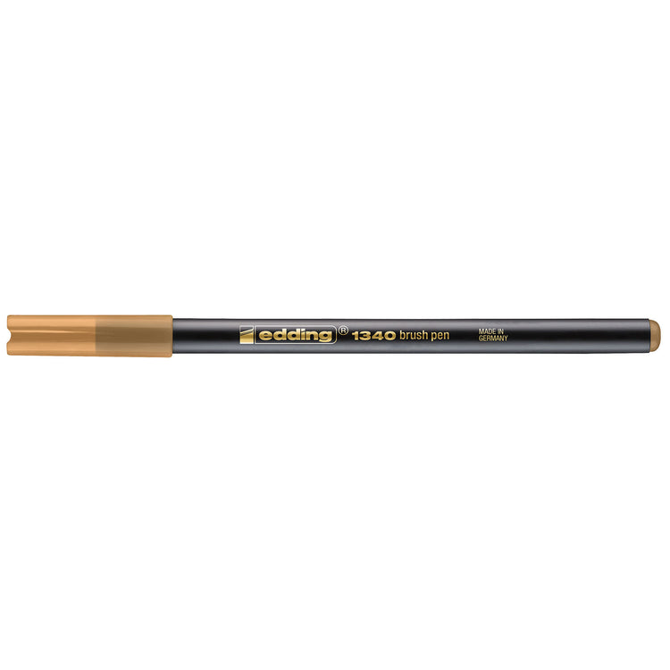 Edding 1340 • stylo pinceau jaune ocre