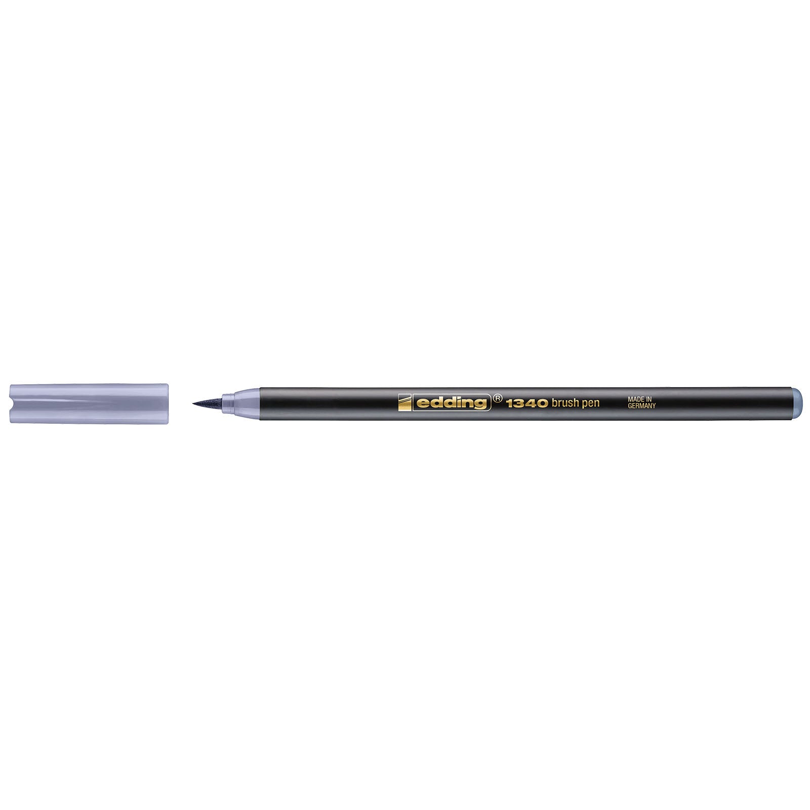 Edding 1340 • stylo pinceau gris argenté