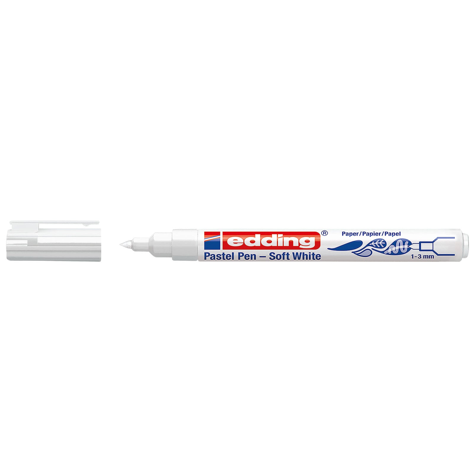 Edding 1500 • marqueur pastel blanc