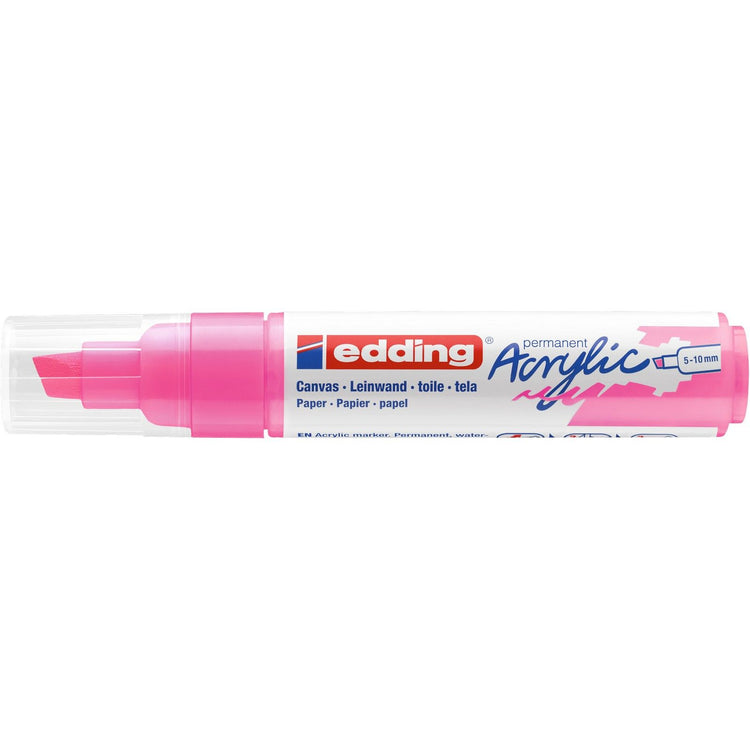 Edding 5000 • marqueur acrylique large rose fluo