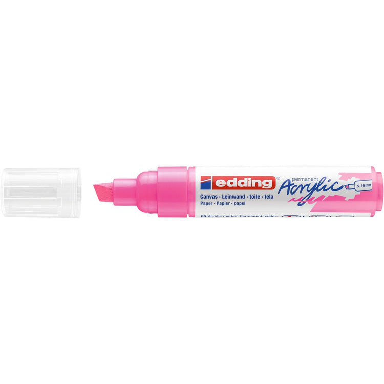 Edding 5000 • marqueur acrylique large rose fluo