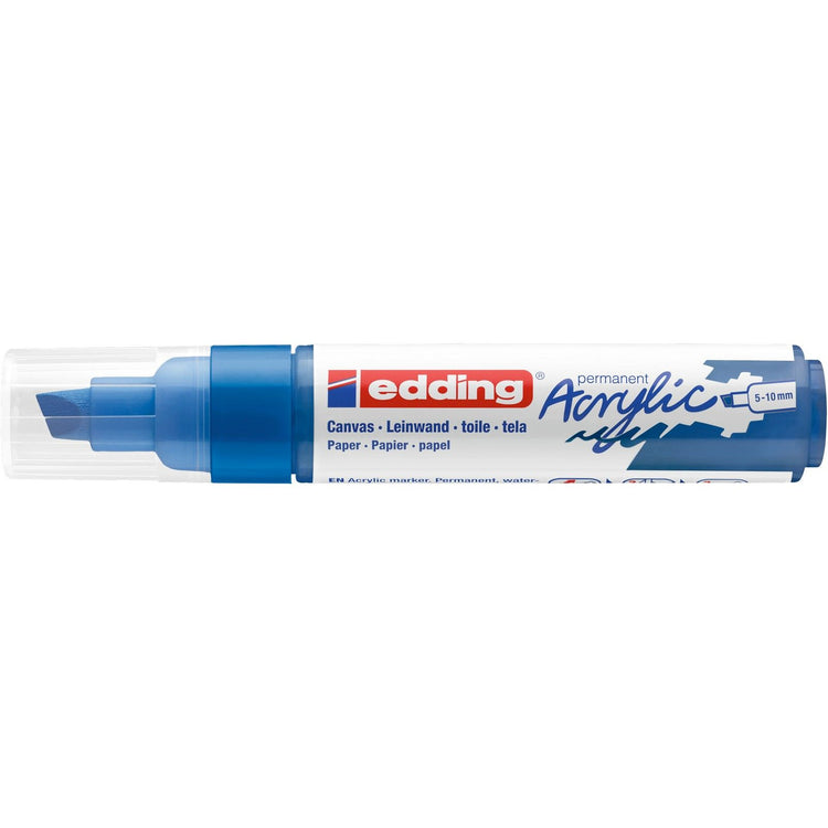 Edding 5000 • marqueur acrylique large bleu gentiane