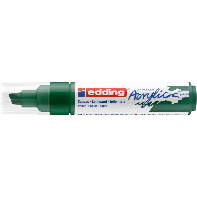 Edding 5000 • marqueur acrylique large vert mousse