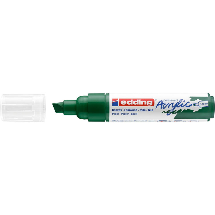 Edding 5000 • marqueur acrylique large vert mousse