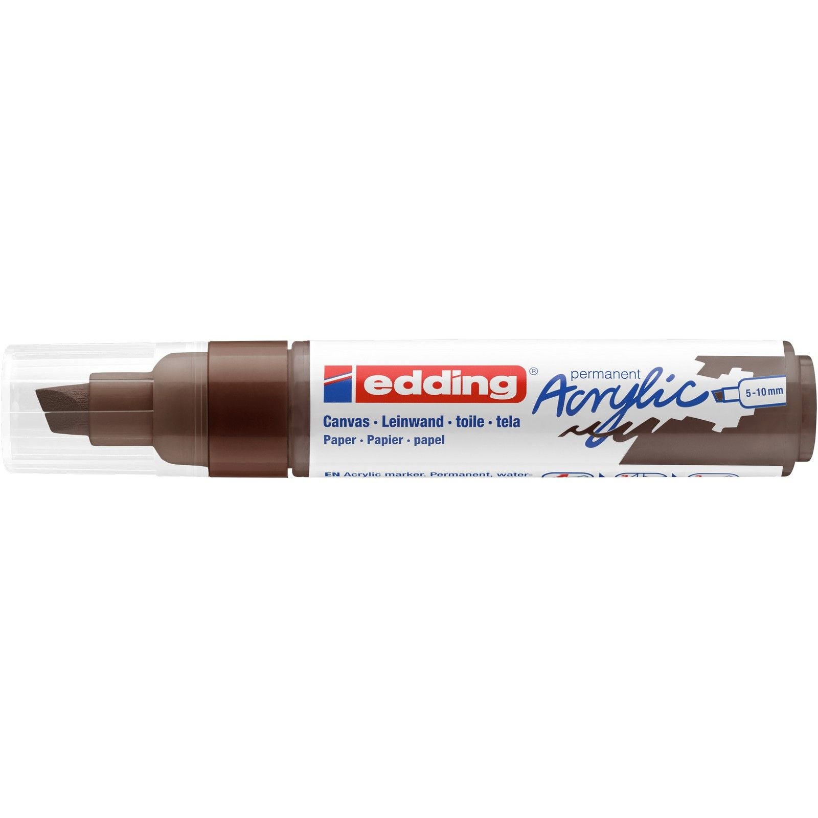 Edding 5000 • marqueur acrylique large marron chocolat