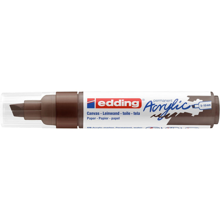 Edding 5000 • marqueur acrylique large marron chocolat