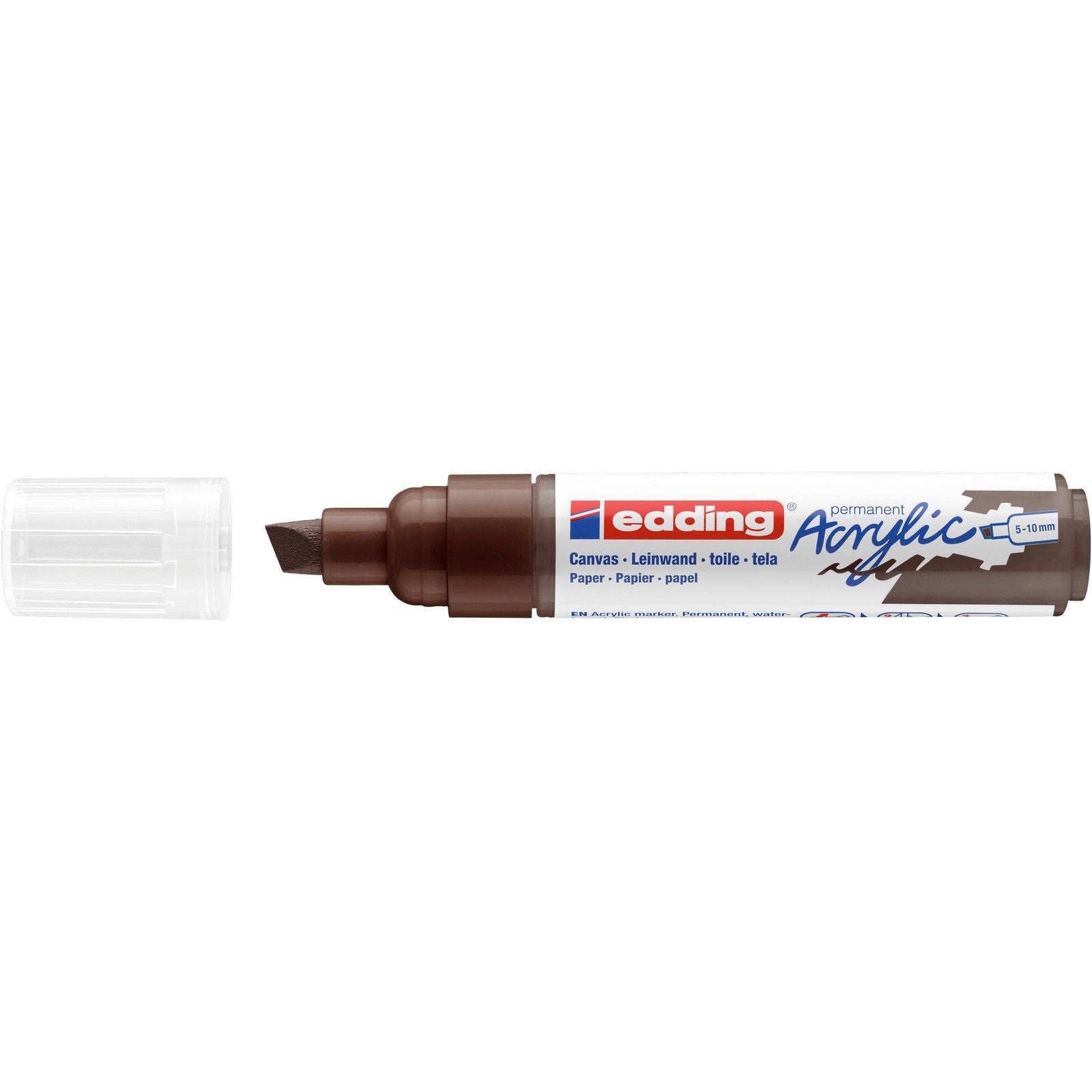 Edding 5000 • marqueur acrylique large marron chocolat