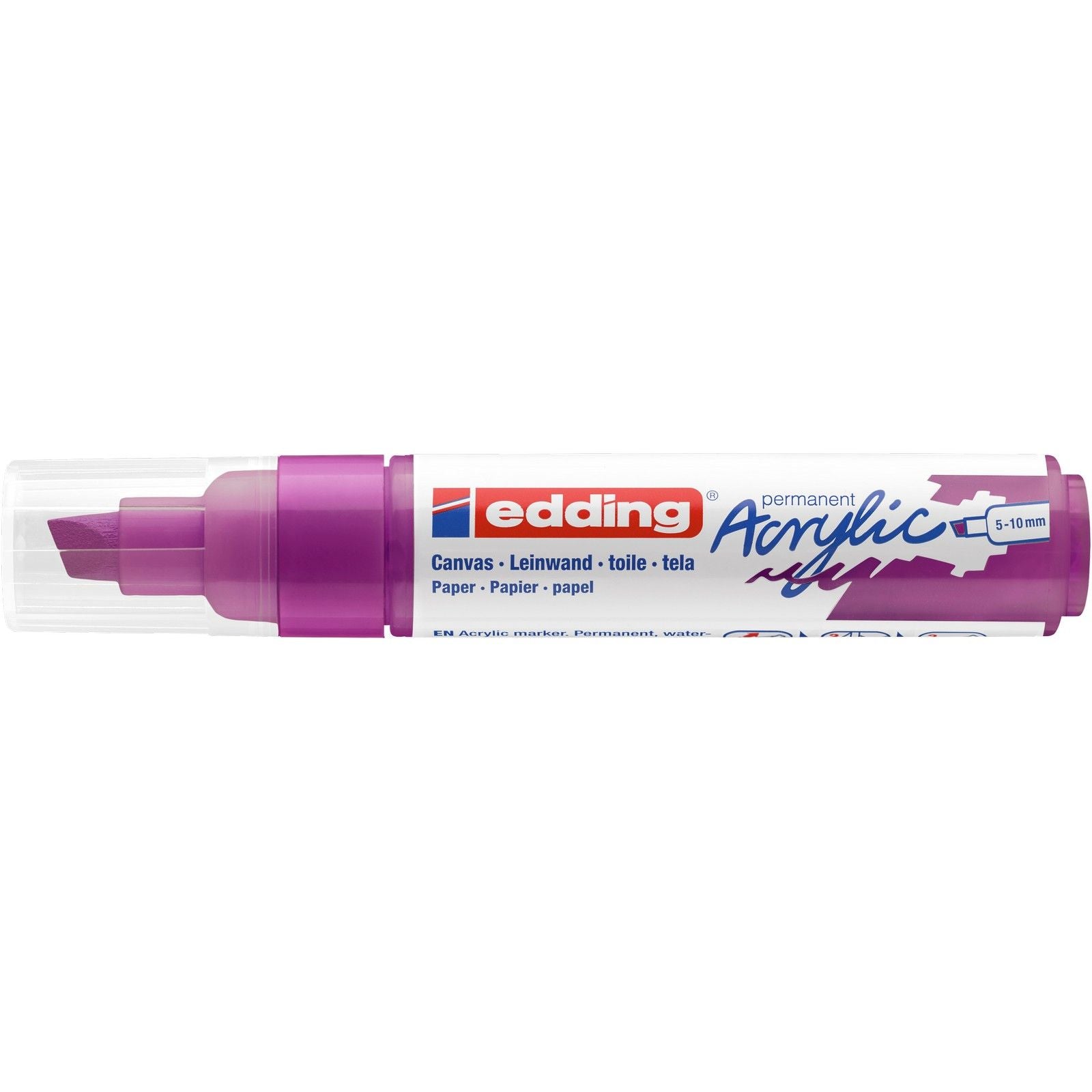 Edding 5000 • marqueur acrylique large rouge baie