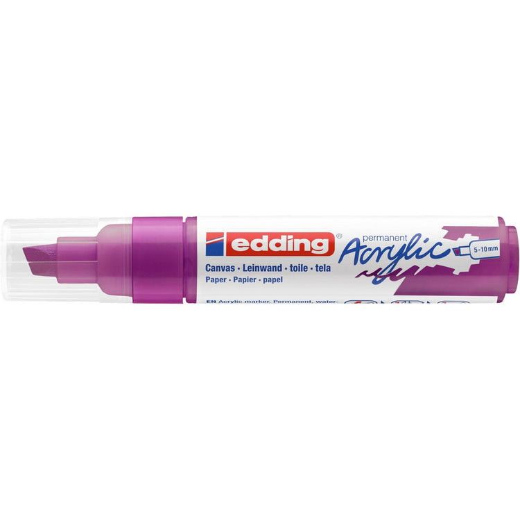 Edding 5000 • marqueur acrylique large rouge baie