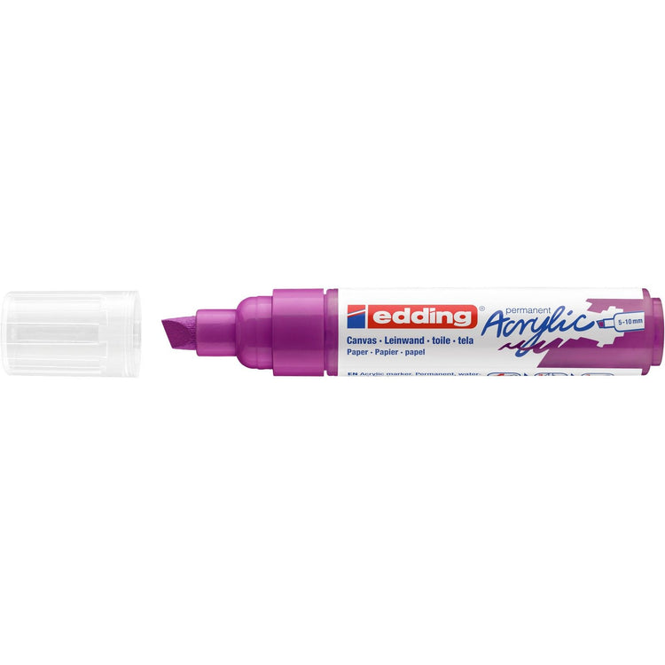 Edding 5000 • marqueur acrylique large rouge baie