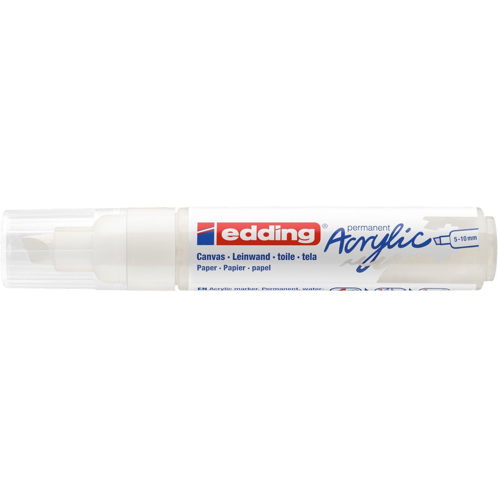 Edding 5000 • marqueur acrylique large blanc signalisation