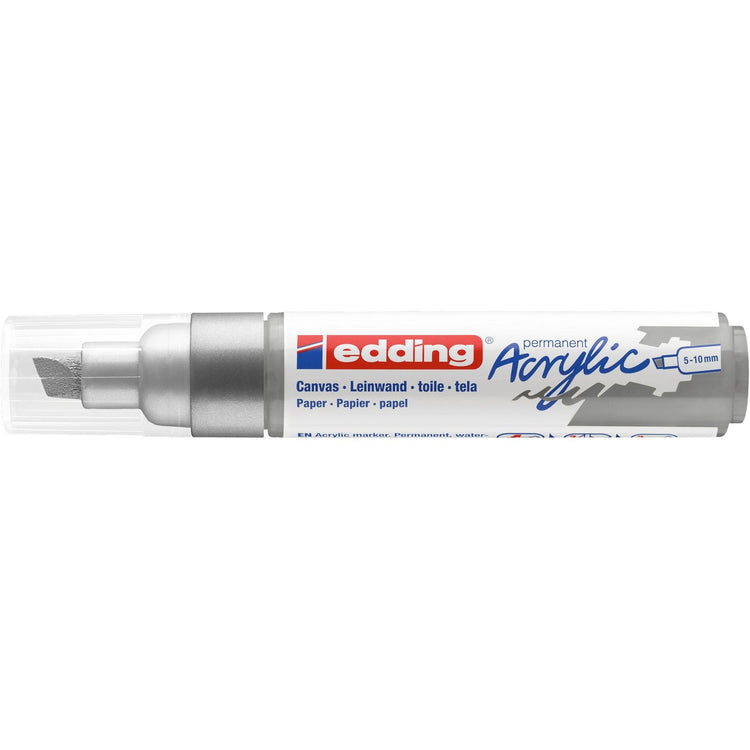 Edding 5000 • marqueur acrylique large argent