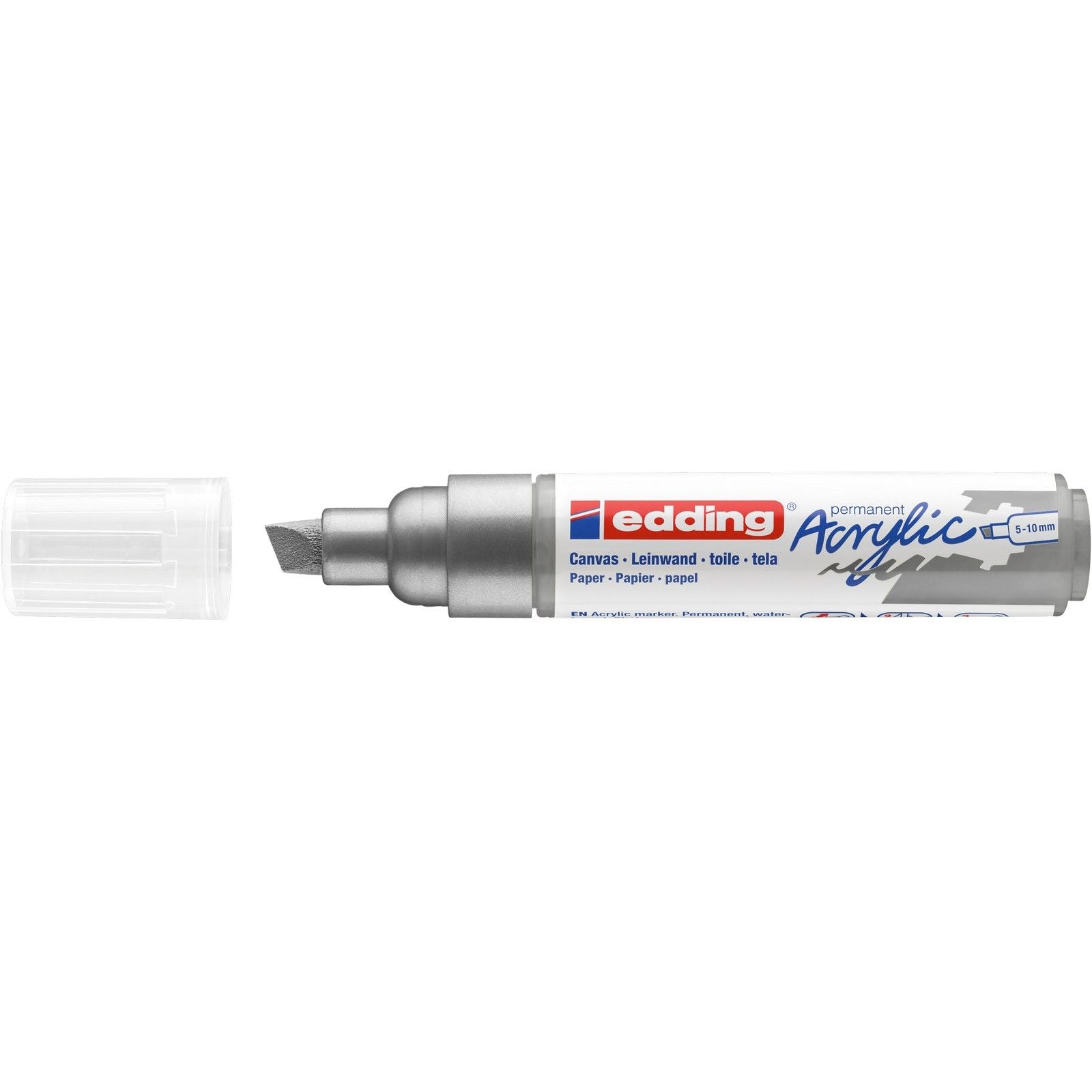 Edding 5000 • marqueur acrylique large argent