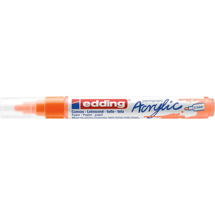 Edding 5000 • marqueur acrylique moyen orange fluo