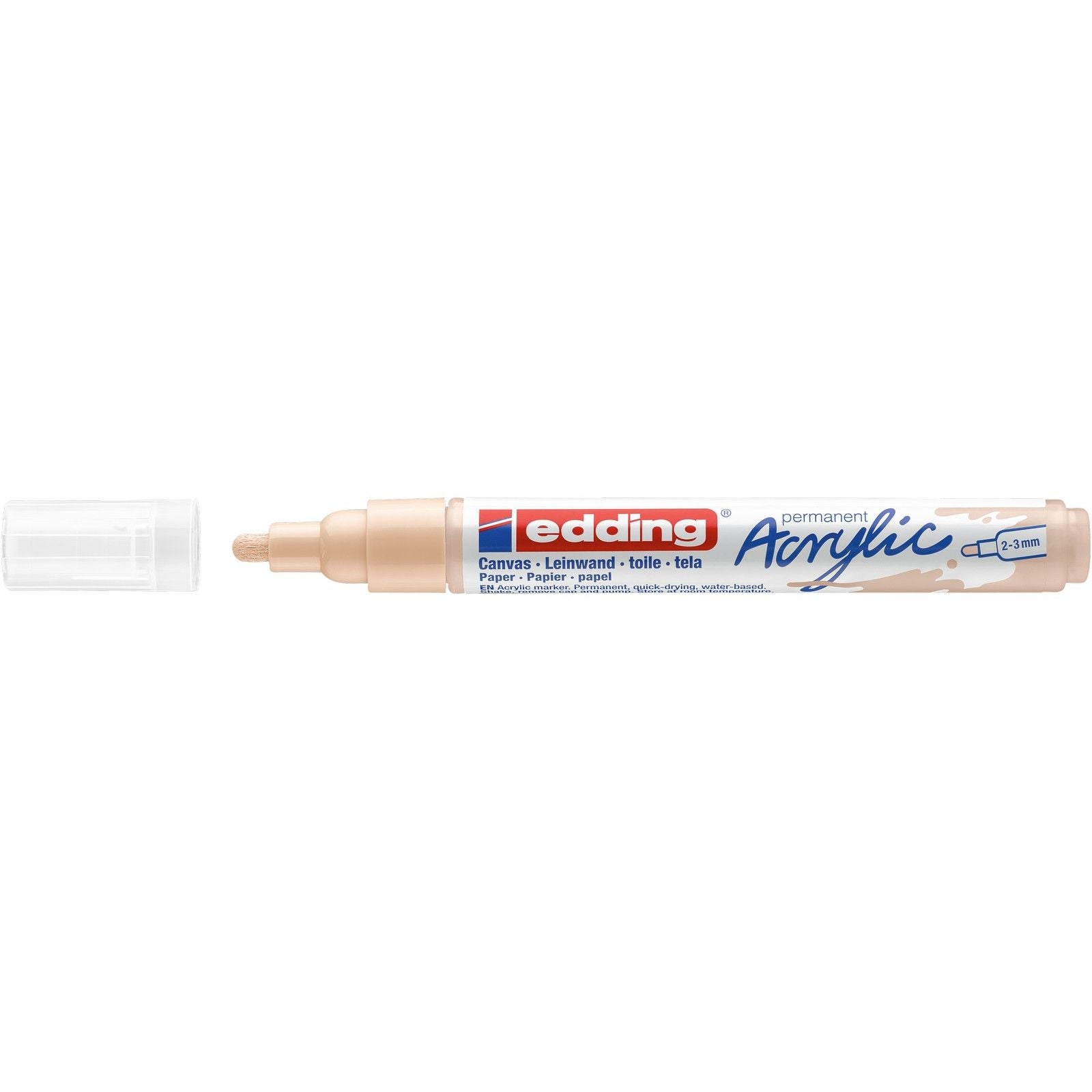 Edding 5000 • marqueur acrylique beige chaud moyen