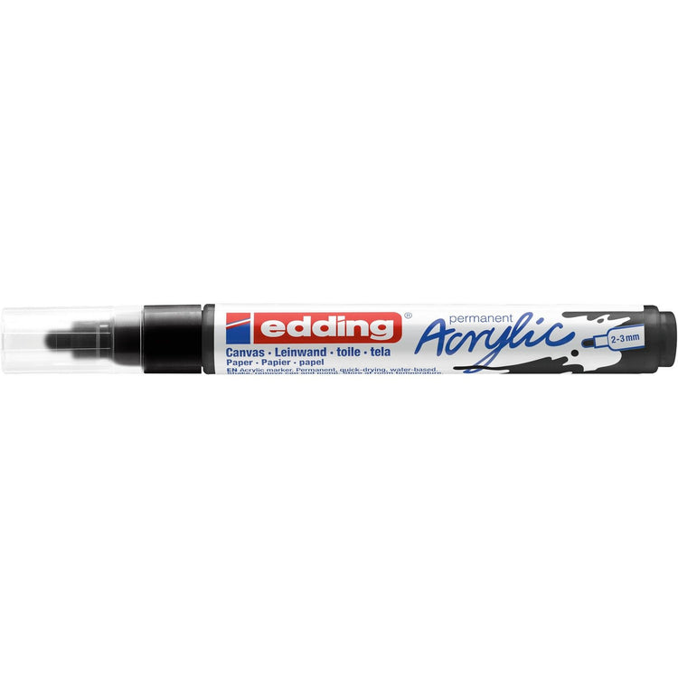 Edding 5000 • marqueur acrylique moyen noir
