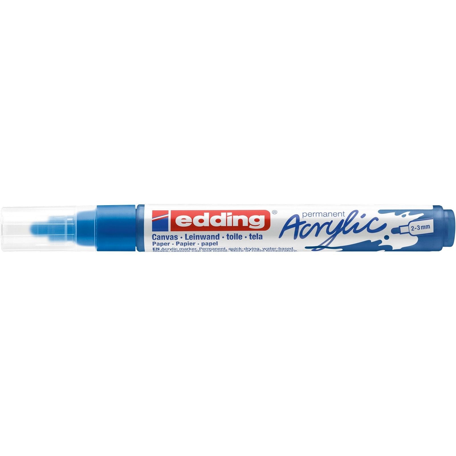 Edding 5000 • marqueur acrylique moyen bleu gentiane