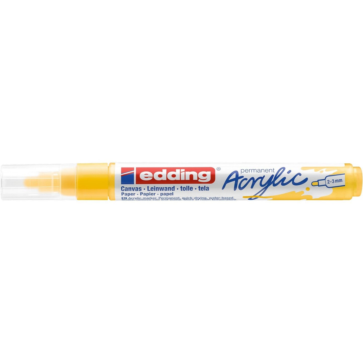 Edding 5000 • marqueur acrylique jaune signalisation moyen