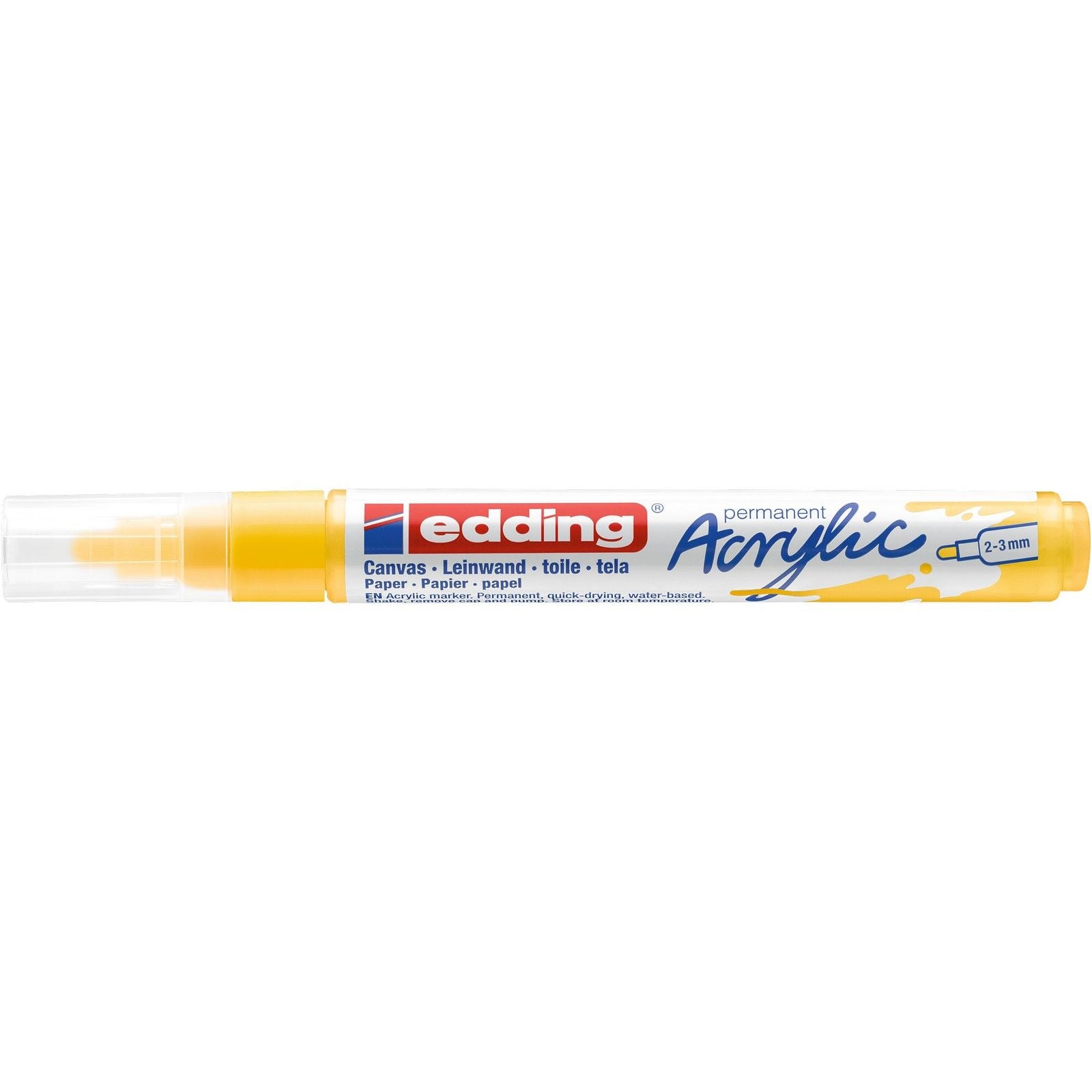 Edding 5000 • marqueur acrylique jaune signalisation moyen