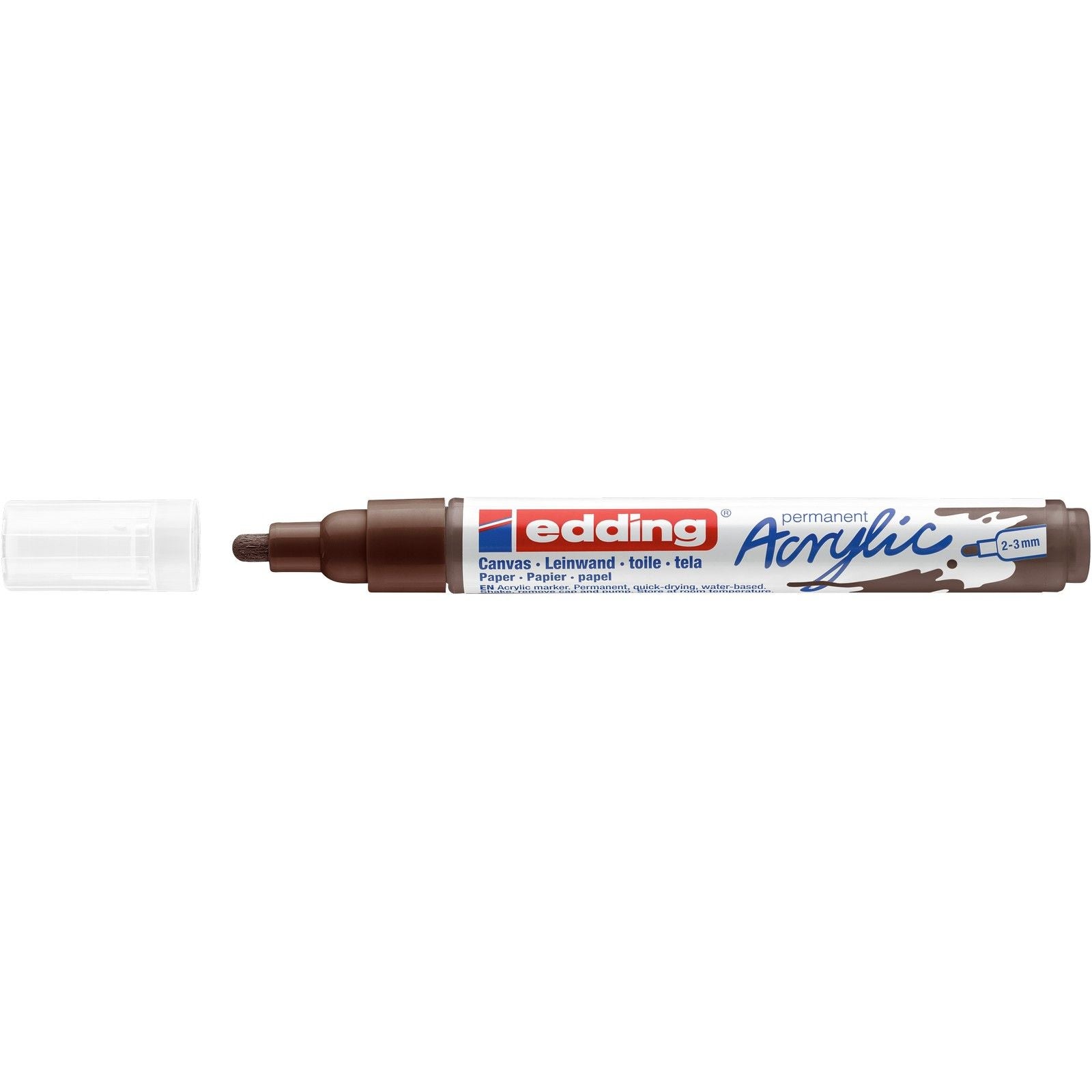 Edding 5000 • marqueur acrylique brun chocolat moyen