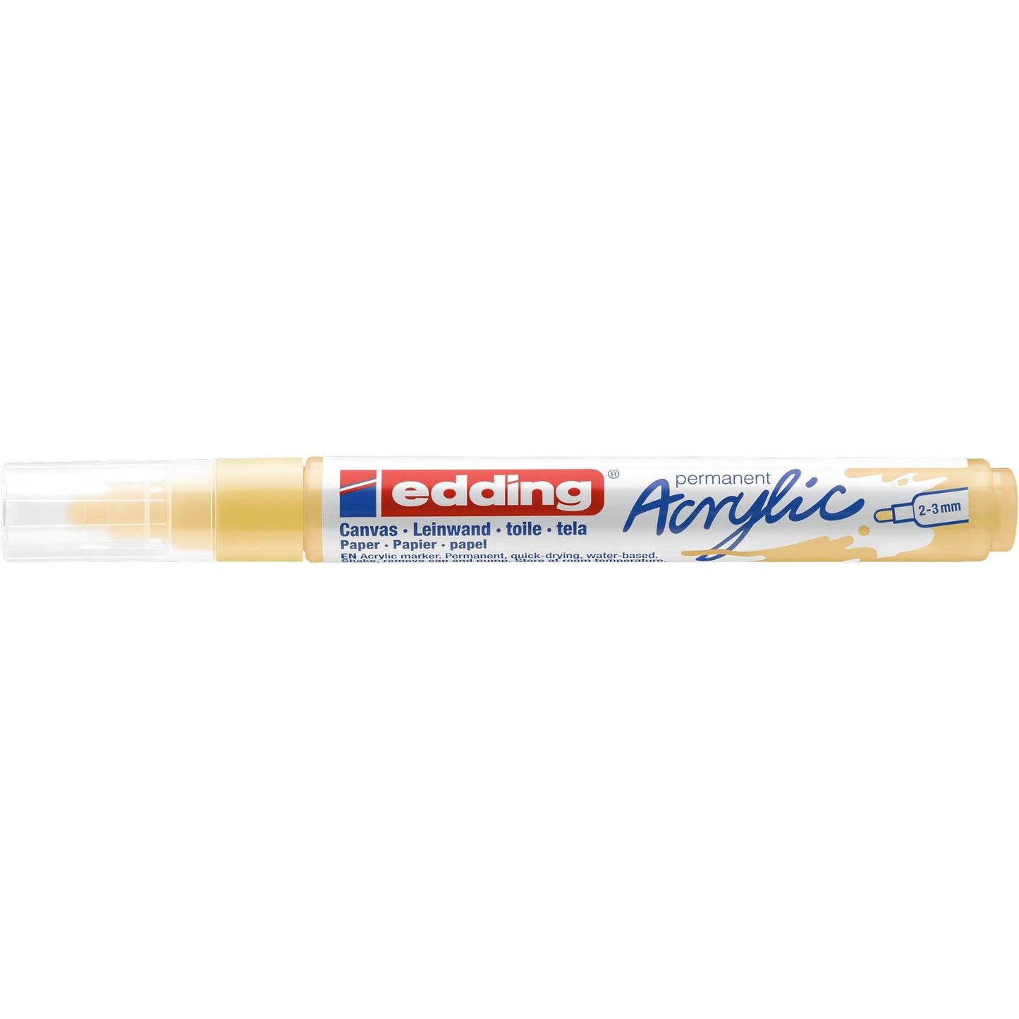 Edding 5000 • marqueur acrylique moyen jaune pastel