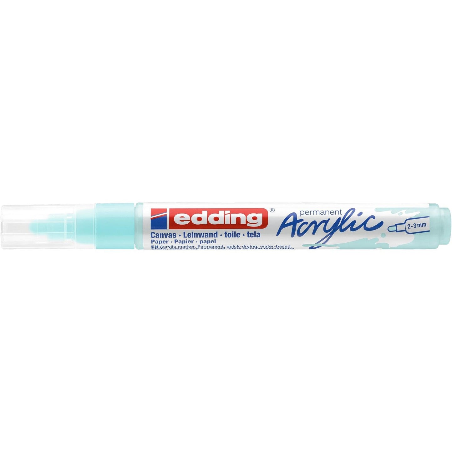 Edding 5000 • marqueur acrylique moyen bleu pastel