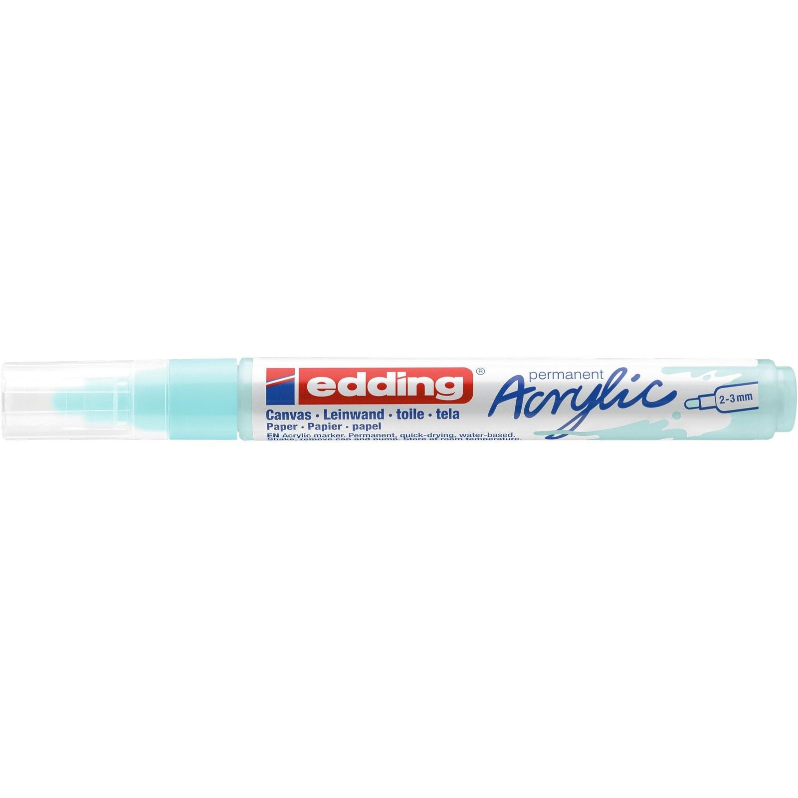 Edding 5000 • marqueur acrylique moyen bleu pastel