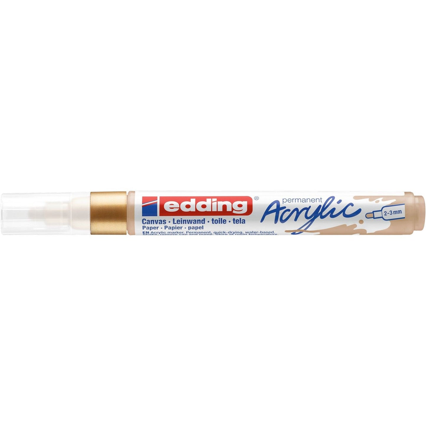 Edding 5000 • marqueur acrylique or moyennement riche