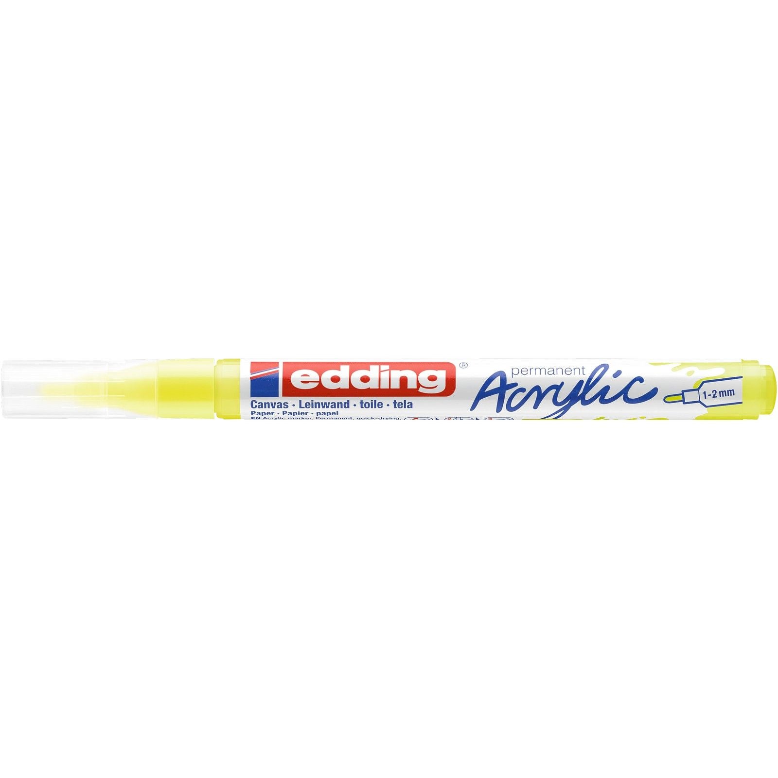 Edding 5000 • marqueur acrylique fin jaune fluo