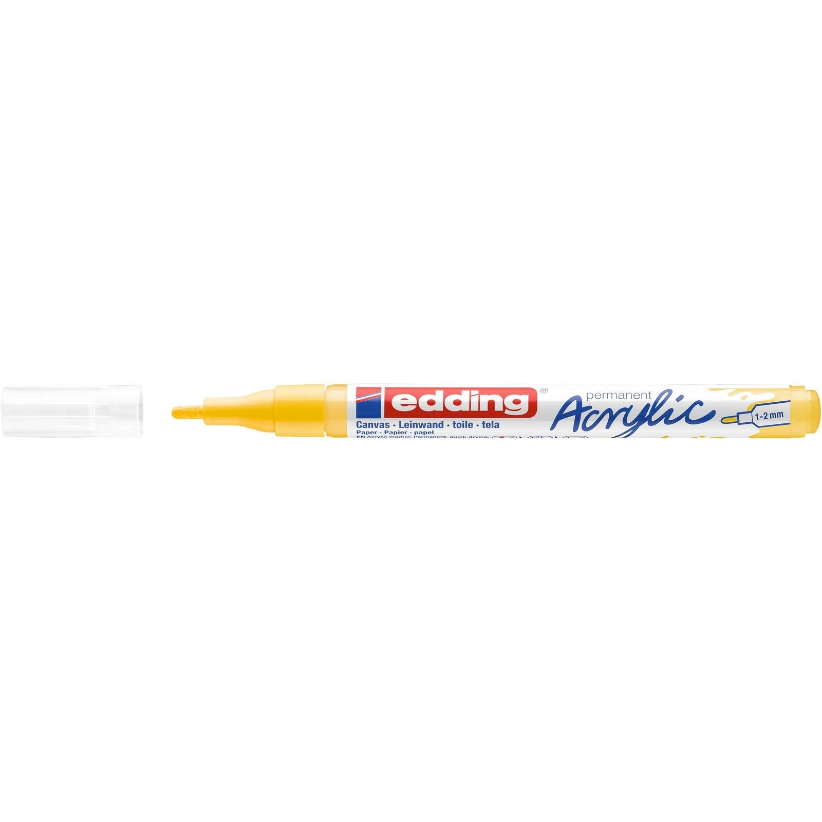 Edding 5000 • marqueur acrylique fin jaune signalisation