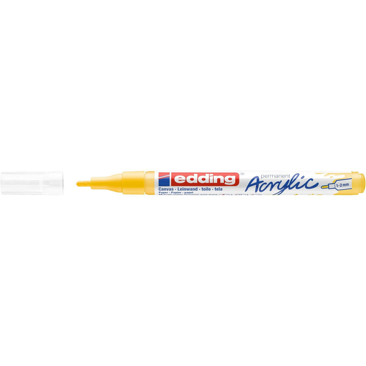 Edding 5000 • marqueur acrylique fin jaune signalisation