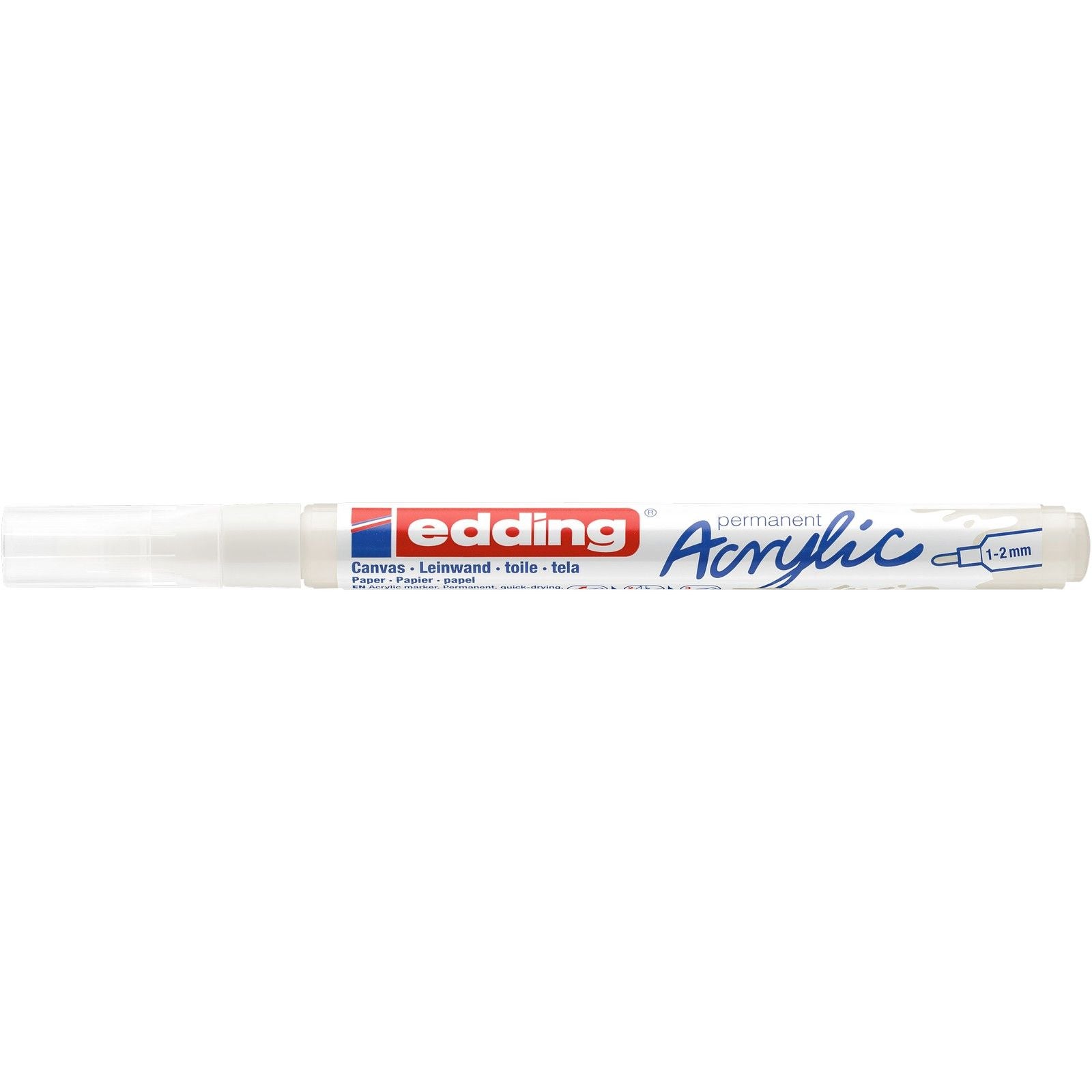 Edding 5000 • marqueur acrylique fin blanc signalisation