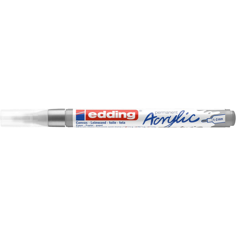 Edding 5000 • marqueur acrylique argent fin